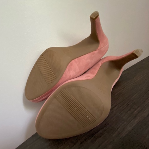 Naturalizer Michelle Peony Pink Suede Classic High Heels Platform Pump 6.5M - Picture 7 of 12